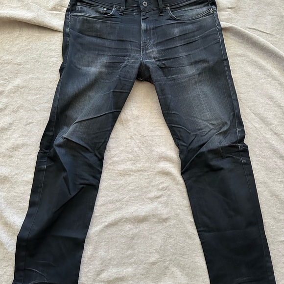 Naked & Famous Cashmere Black Denim - Picture 1 of 8